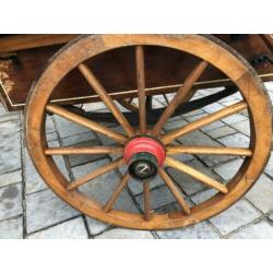 Onbekend Paarden koets / paarden wagen - antiek - zeldzaam -