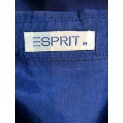 Kobalt blauwe blouse Esprit pure zijde mt M