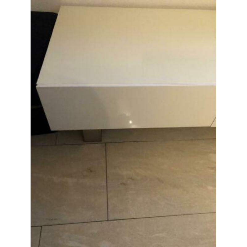 Tv meubel hoogglans wit trendhopper 180 cm