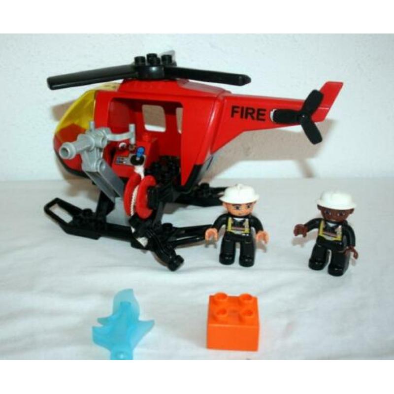 Duplo Brandweer helikopter 4967 compleet brandweerhelicopter