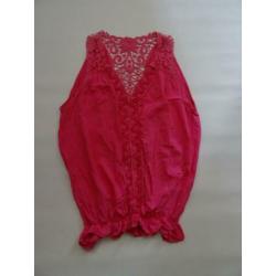 2 x ROZE top / blouse maat M in ~~nieuw~~ staat