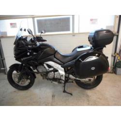 Suzuki DL 650 V-Strom zwart veel extras nette motor koffers