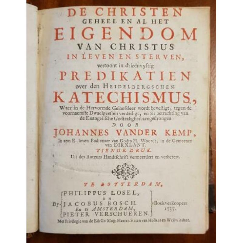 Katechismus, door Johannes vander Kemp, tiende druk