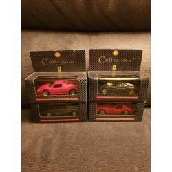 4 Ferrari's van de serie Collezione van Shell