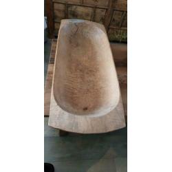 Oude houten trog Stoer,Sober,Hoffz