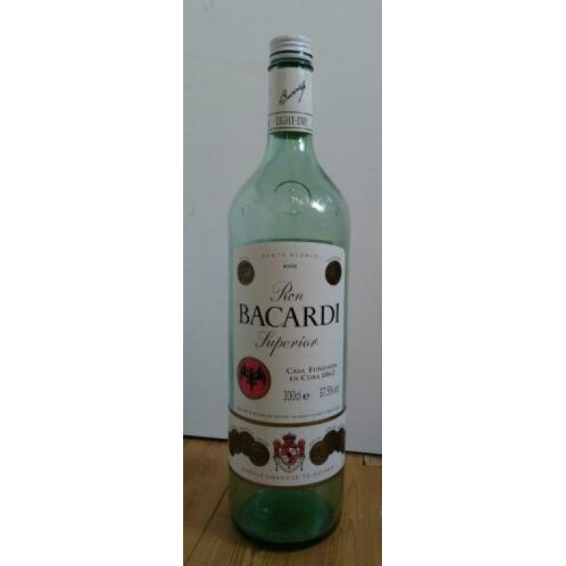 Bacardi Fles 3 Liter (LEEG).