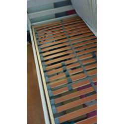 Flexa, mooi wit 1 persoons bed 90*200 met lades compleet