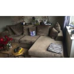 Supermooie velours loungebank zgan