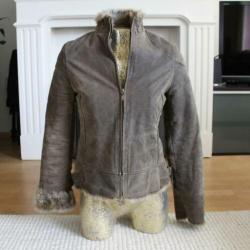 Prachtige Suede MNG Jas (S)
