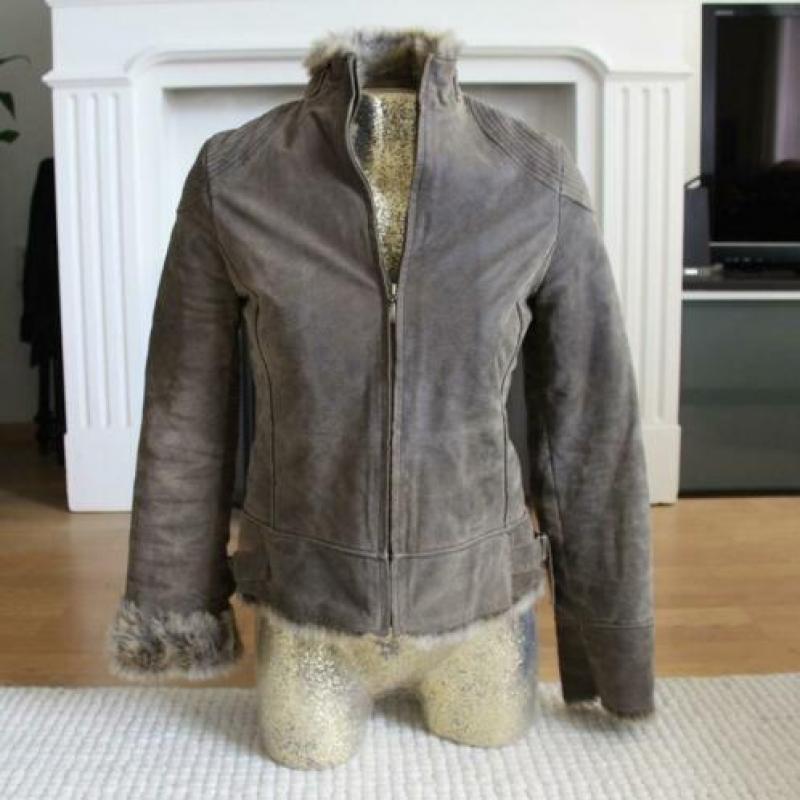 Prachtige Suede MNG Jas (S)
