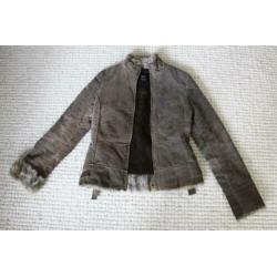 Prachtige Suede MNG Jas (S)