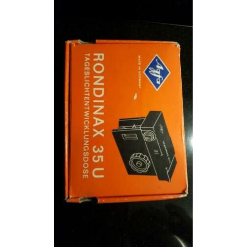 Rondinax 35U daglichtontwikkel tank. Zo goed als nieuw.