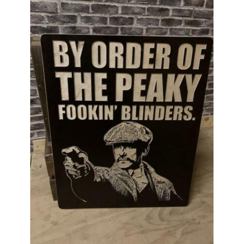 Peaky Blinders borden mancave