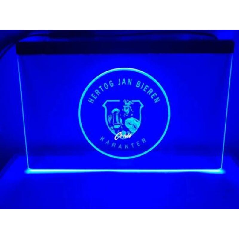 Hertog Jan Karakter Bier Neon 3D LED Lamp Verlichting Licht