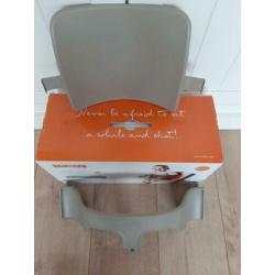 Stokke tripp trapp babyset grey grijs.