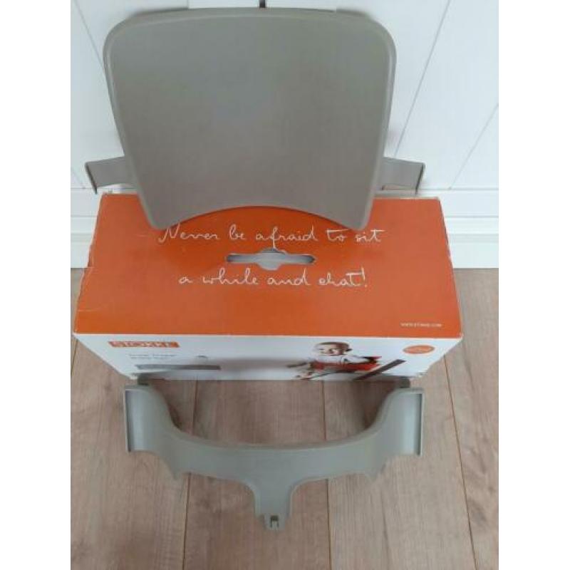 Stokke tripp trapp babyset grey grijs.