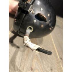 Antiek industriële treinlamp. (Niet werkend)