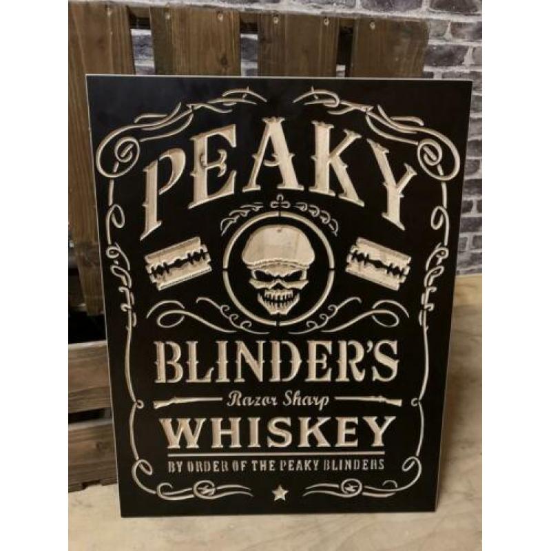 Peaky Blinders borden mancave