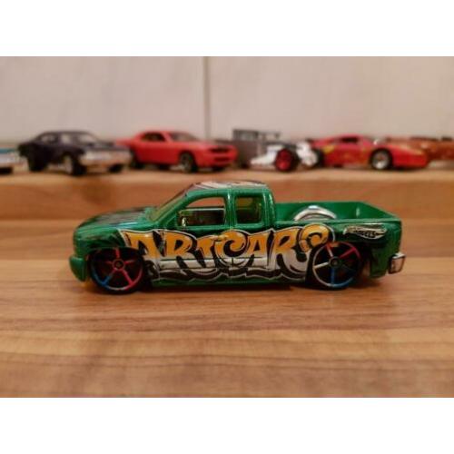 Hotwheels Chevy Silverado Groen