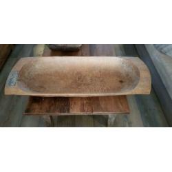 Oude houten trog Stoer,Sober,Hoffz