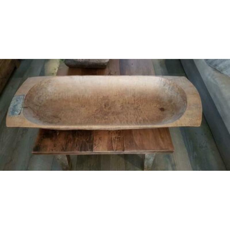 Oude houten trog Stoer,Sober,Hoffz