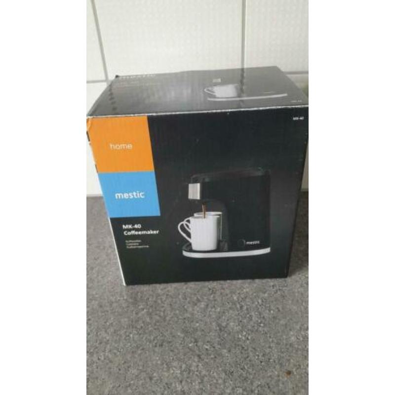 Mestic Coffeemaker voor 2 personen.Wegens overcompleet.