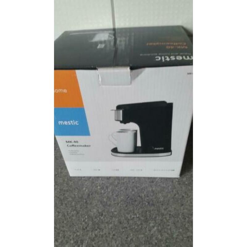 Mestic Coffeemaker voor 2 personen.Wegens overcompleet.