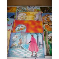 Walt Disney set van 16 lees en luisterboeken Aladdin Tarzan