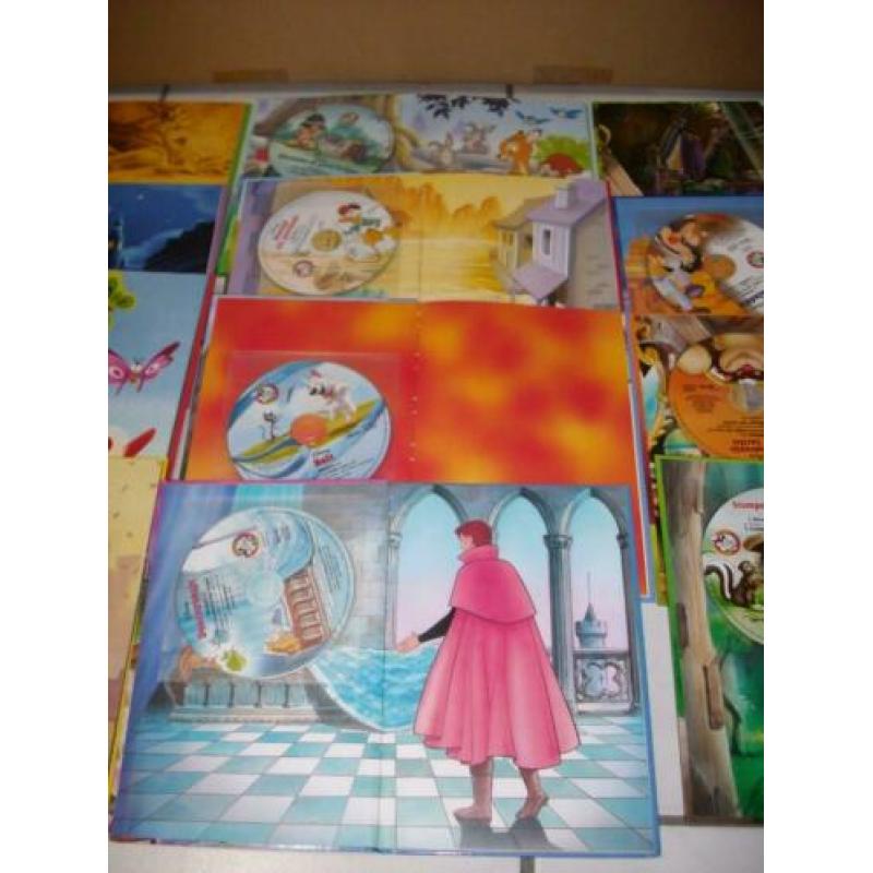 Walt Disney set van 16 lees en luisterboeken Aladdin Tarzan