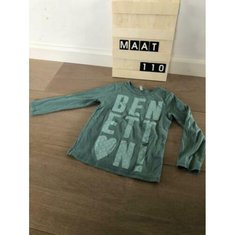 Omkeerbare pailletten shirt maat 110