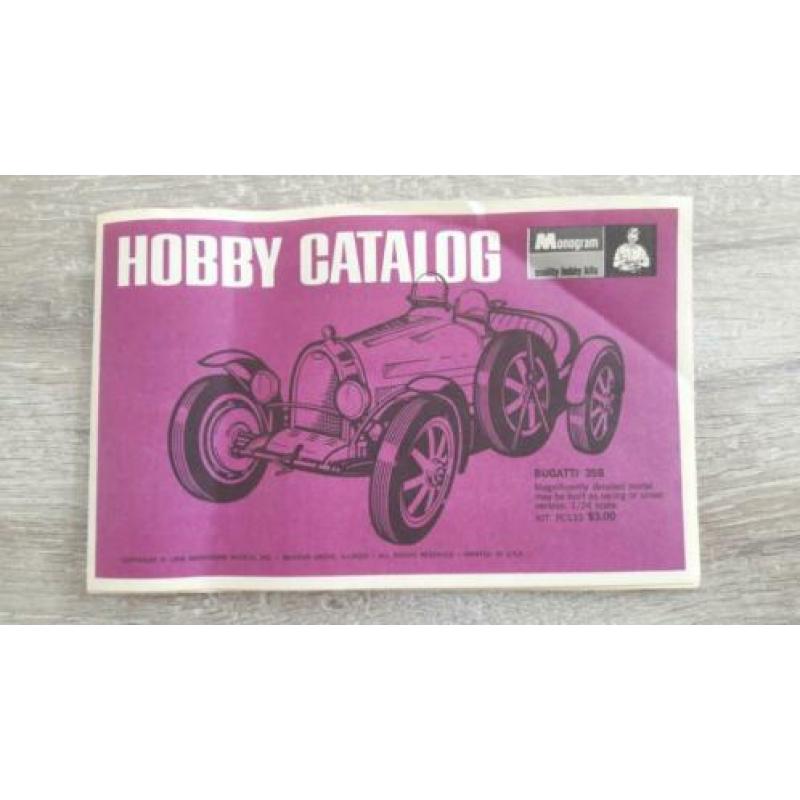 Monogram hobby catalogus uit 1966