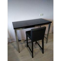 Ikea bartafel (UTBY) en hoge stoel