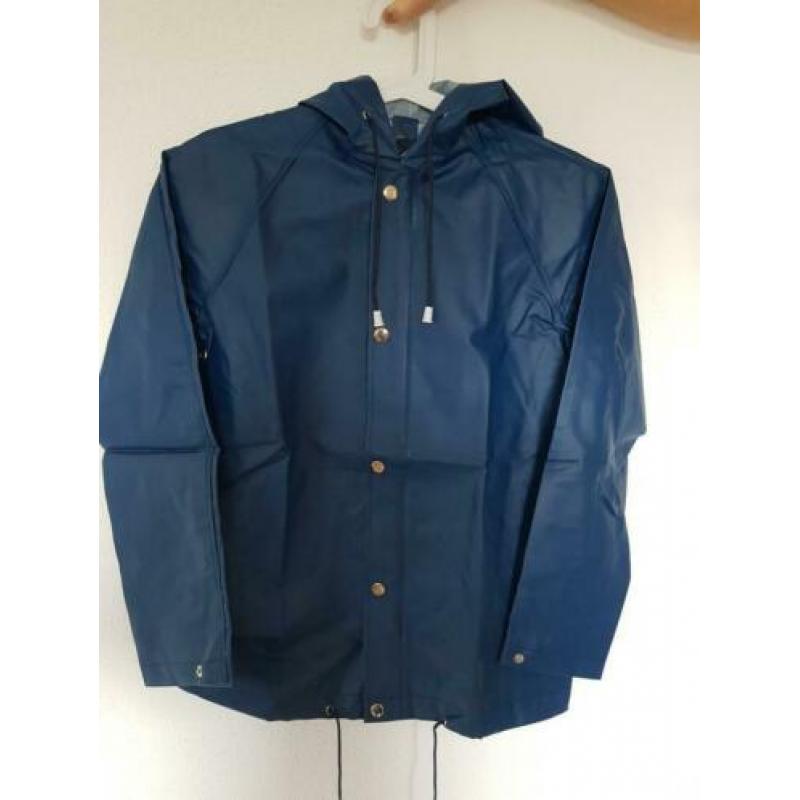Regenjas mt 128 tm 176 in groen, oranje, geel en blauw NIEUW