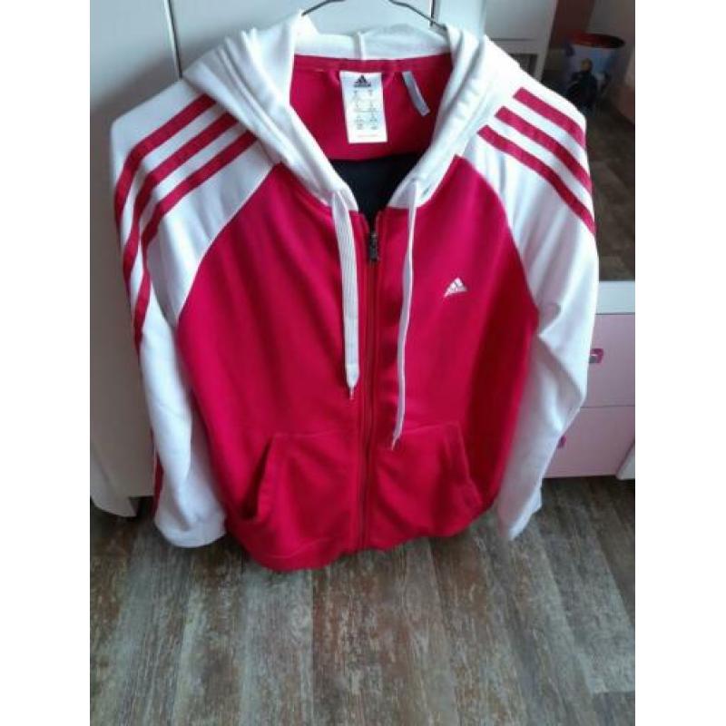 Adidas traningspak 2x gedragen