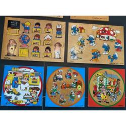 Houten puzzels djeco,simplex toys, Ravensburger,Fisher price