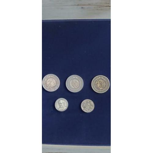 5 zilveren munten