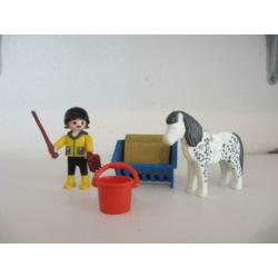 Playmobil kleine setjes met pony of veulen