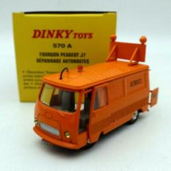 Dinky atlas toys atlas 570a peugeot j7 dépannage autoroutes.