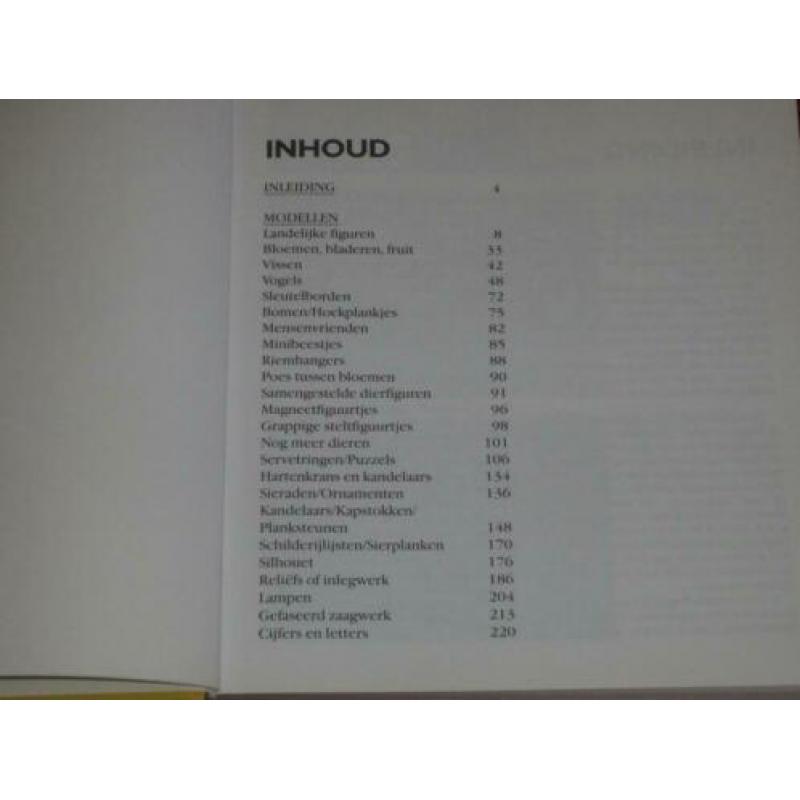 Figuurzagen - Modellenboek.