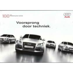 2009 Audi folder 100 jaar voorsprong door techniek folder