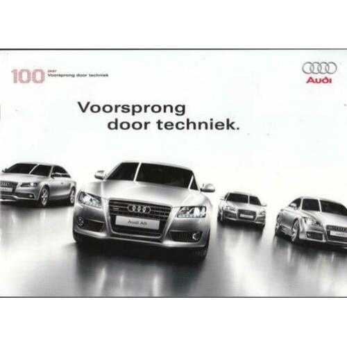 2009 Audi folder 100 jaar voorsprong door techniek folder