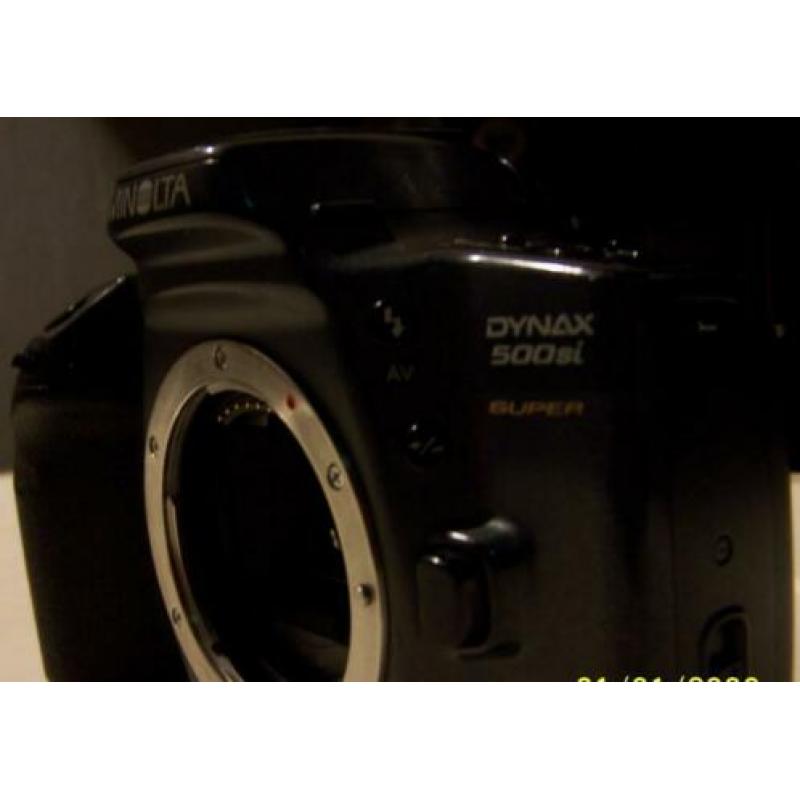 Minolta Dynax 500si, 35mm spiegelreflexcamera