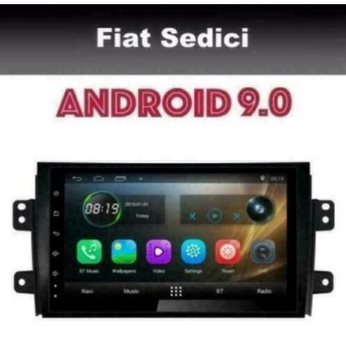 Fiat Sedici navigatie radio carkit android 9.0 wifi dab+ 9''