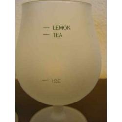 Twee ice tea glazen (A20 554)