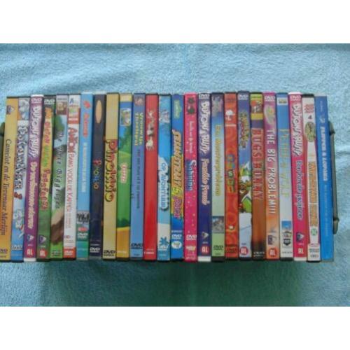 100x Kinder / Jeugd DVD's - Pinokkio Bugs Bunny Wolleke enz