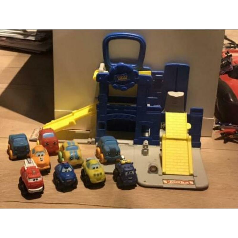 Garage van tonka met autootjes