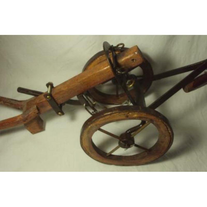 antiek boer ploeg ornament