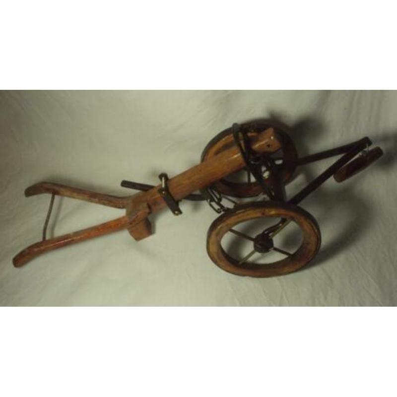 antiek boer ploeg ornament
