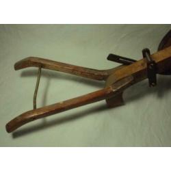 antiek boer ploeg ornament