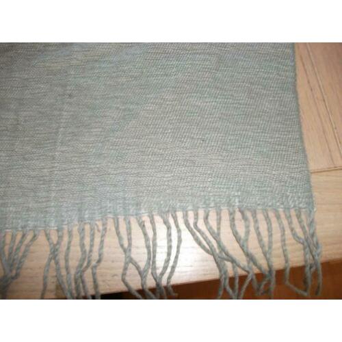 tafelkleed grijs br.1.25 en lang 1.55excl.franje